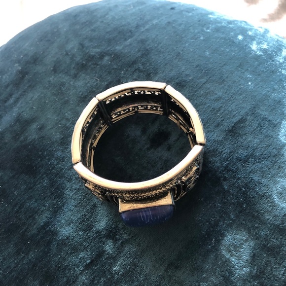 Silver and blue large bracelet✨🦋 - Picture 5 of 5